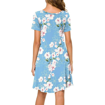 Women's summer casual beach dress