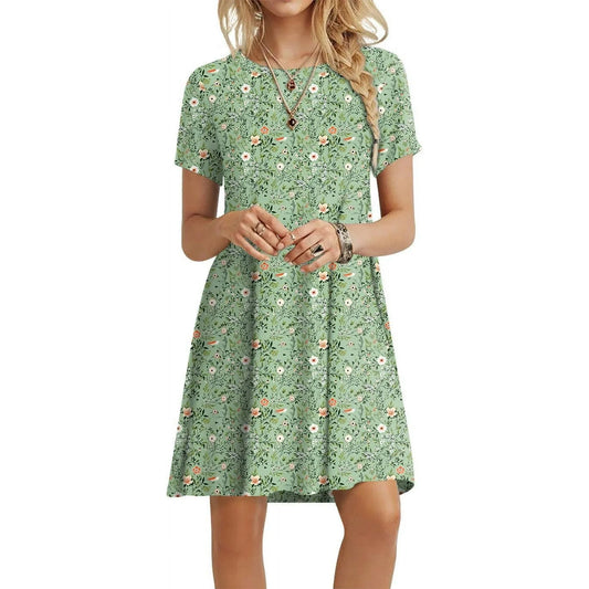Summer Casual Print Dress